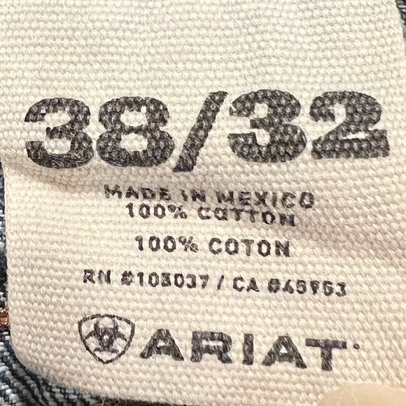 Ariat M4 Low Rise Boot Cut Jeans Size 38x32 (34x3 Work Western Cowboy Rodeo - Picture 9 of 16